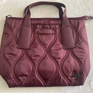 Lug Burgundy Quilted Women's Bag